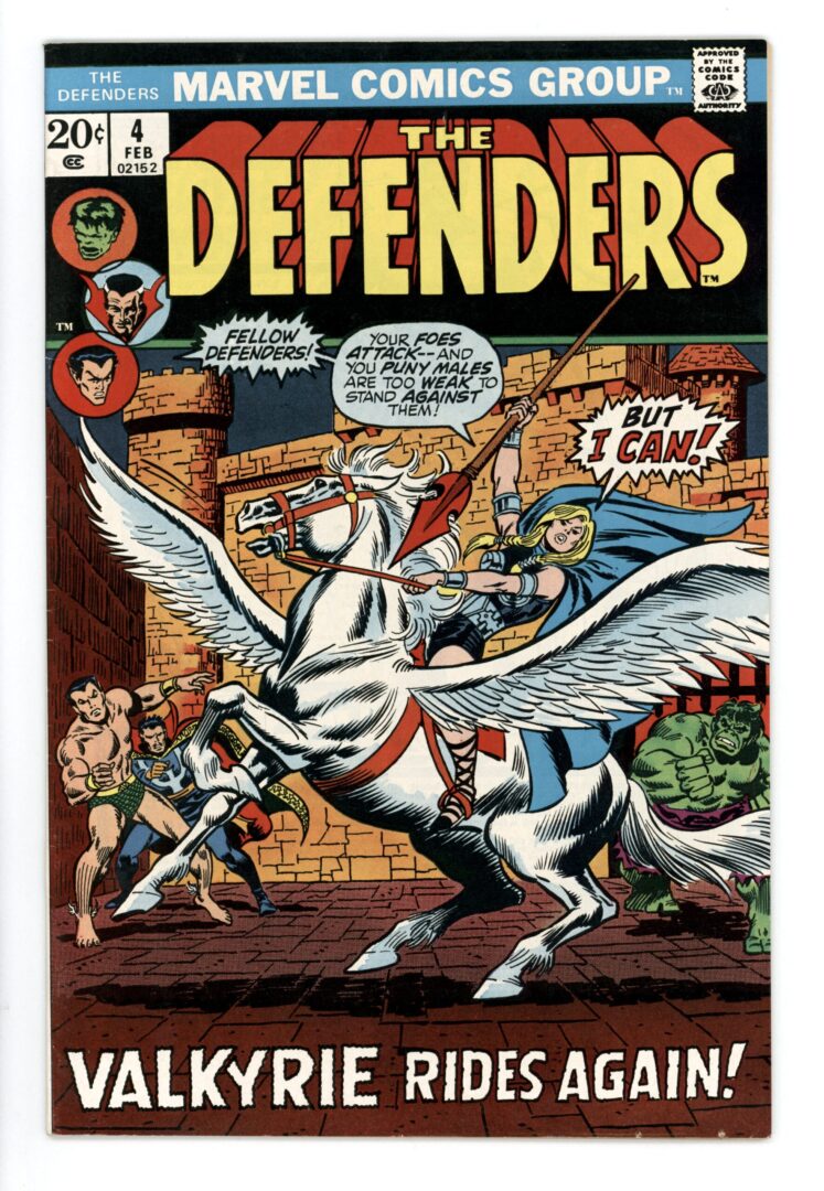 Defenders #4  FN/VF  1st appearance of  Valkyrie