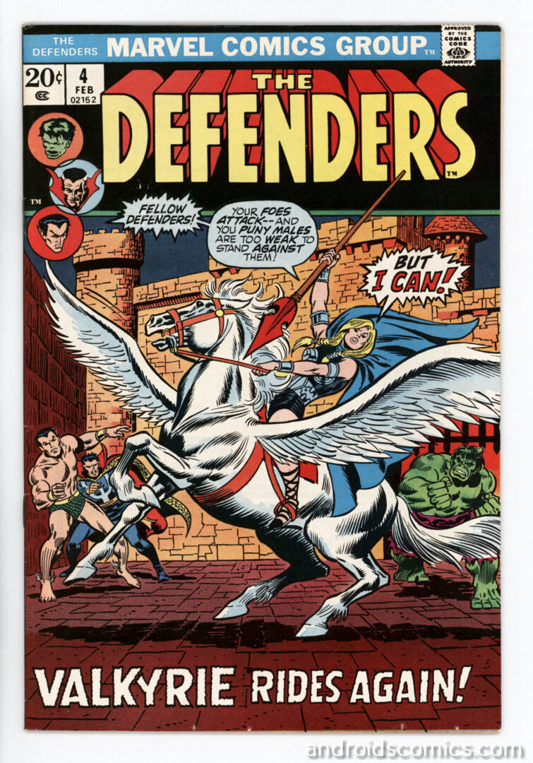 Defenders #4 FN/VF 1st App. of Valkyrie