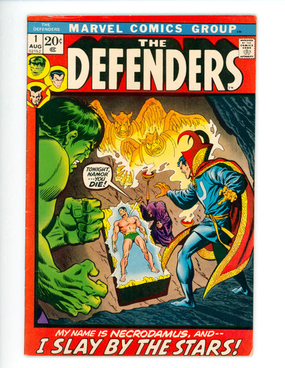 Defenders #1  VG/FN 1st App. of Necrodamus