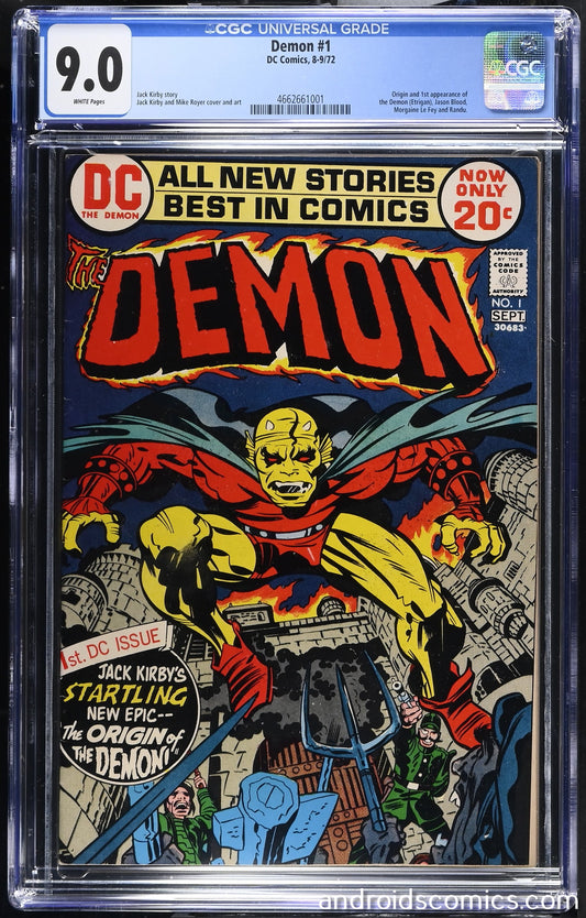 Demon #1  CGC 9.0 Origin & 1st App. of the Demon (Etrigan)