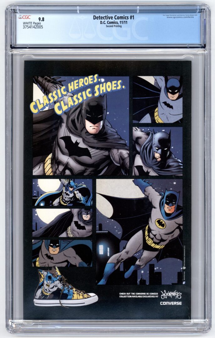 Detective Comics #1  CGC 9.8 2nd Print  1st cameo App. of the Dollmaker