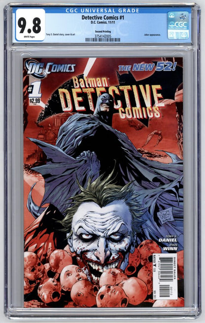 Detective Comics #1  CGC 9.8 2nd Print  1st cameo App. of the Dollmaker