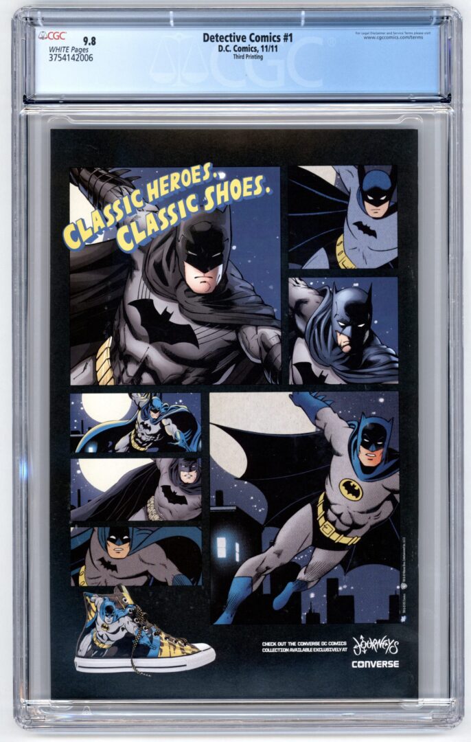 Detective Comics #1  CGC 9.8 3rd Print 1st cameo App. of the Dollmaker