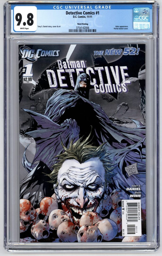 Detective Comics #1  CGC 9.8 3rd Print 1st cameo App. of the Dollmaker