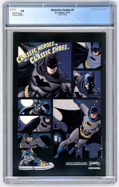 Detective Comics #1  CGC 9.8 4th Print   1st cameo App. of the Dollmaker