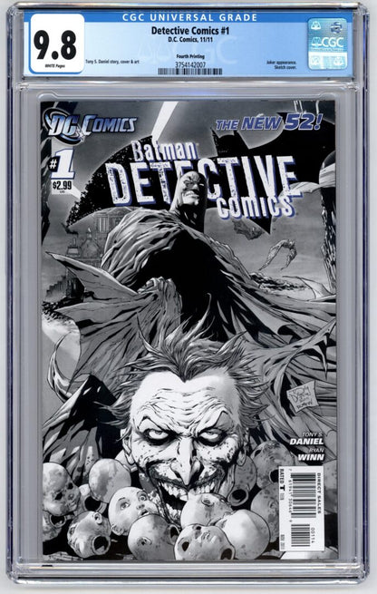 Detective Comics #1  CGC 9.8 4th Print   1st cameo App. of the Dollmaker