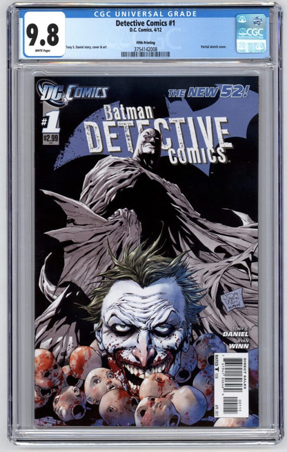Detective Comics #1  CGC 9.8  5th Print  1st cameo App. of the Dollmaker