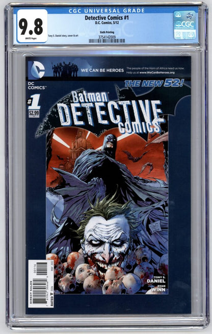 Detective Comics #1  CGC 9.8  6th Print 1st cameo App. of the Dollmaker