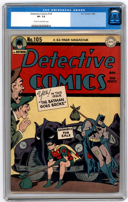 Detective Comics #105  CGC 7.5
