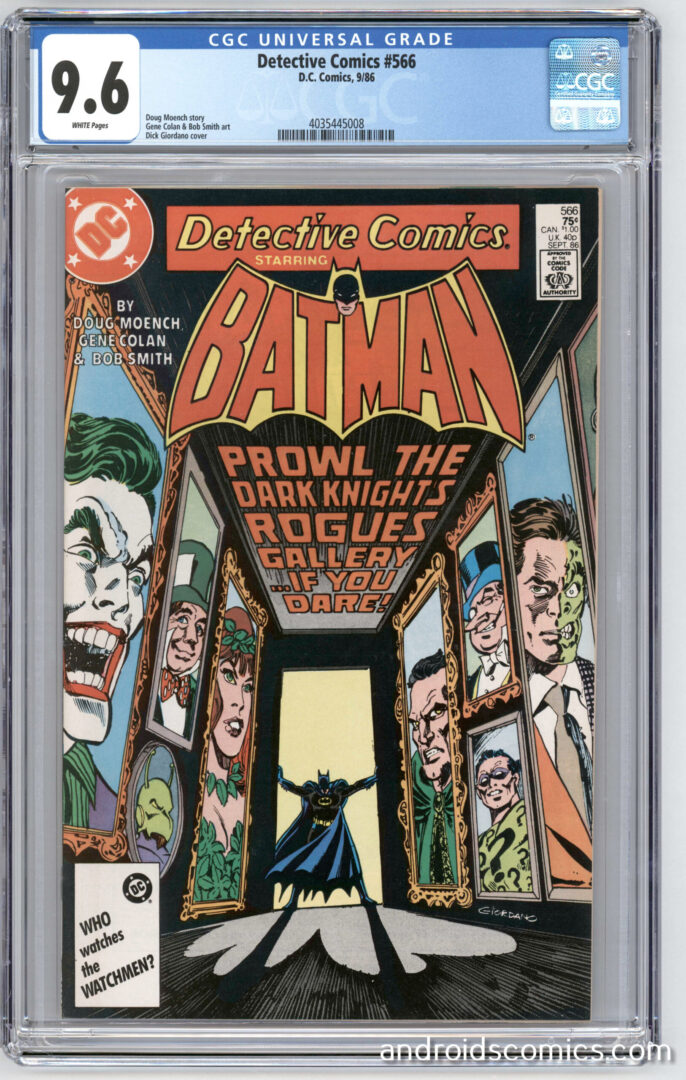 Detective Comics #566  CGC 9.6