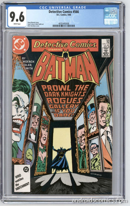 Detective Comics #566  CGC 9.6