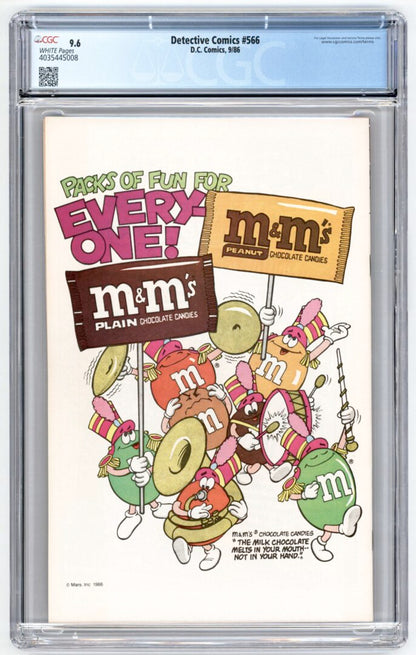 Detective Comics #566  CGC 9.6