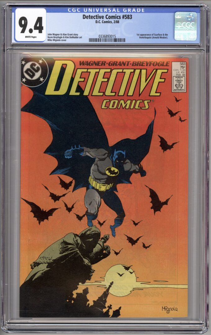 Detective Comics #583CGC 9.41st App. of Scarface & the Ventriloquist
