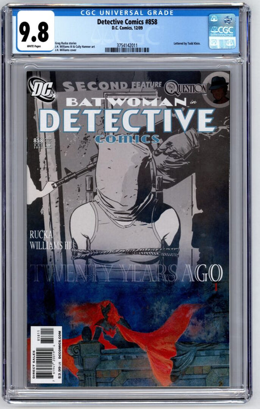 Detective Comics #858  CGC 9.8  Origin of Alice