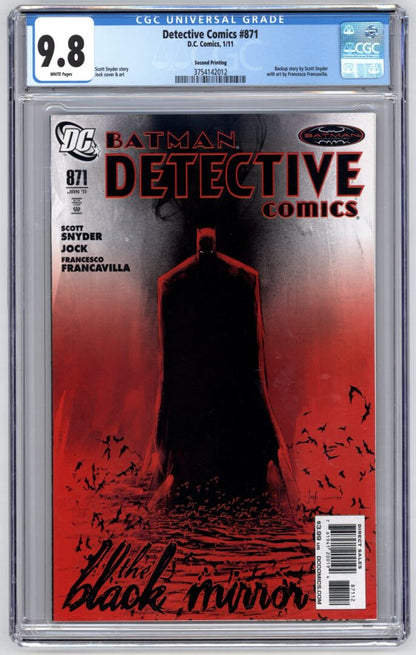 Detective Comics #871  CGC 9.8  2nd Print