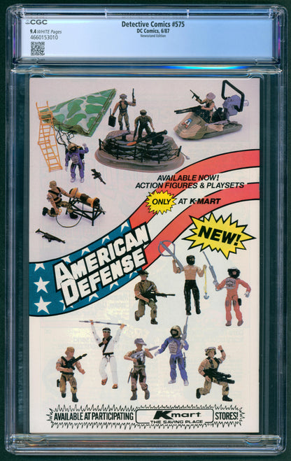 Detective Comics #575 CGC 9.4 Newstand