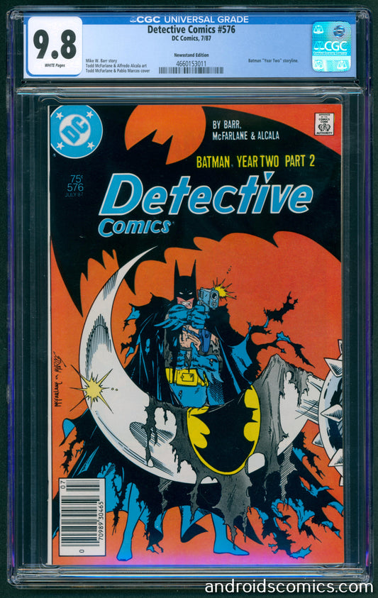 Detective Comics #576  CGC 9.8 Newsstand