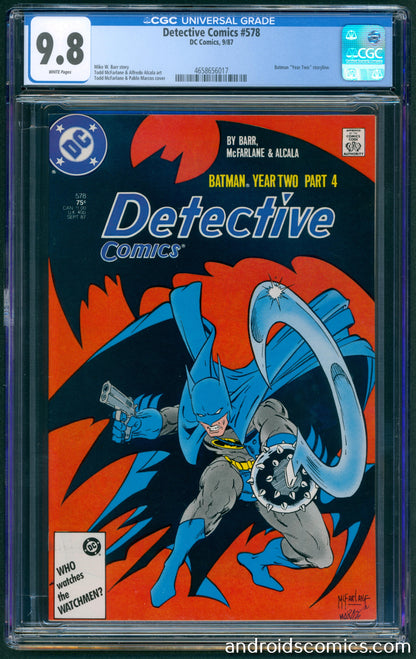 Detective Comics #578  CGC 9.8