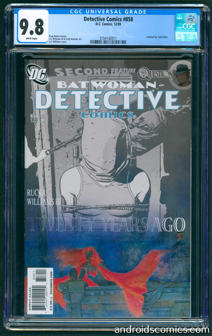 Detective Comics #858  CGC 9.8  Origin of Alice
