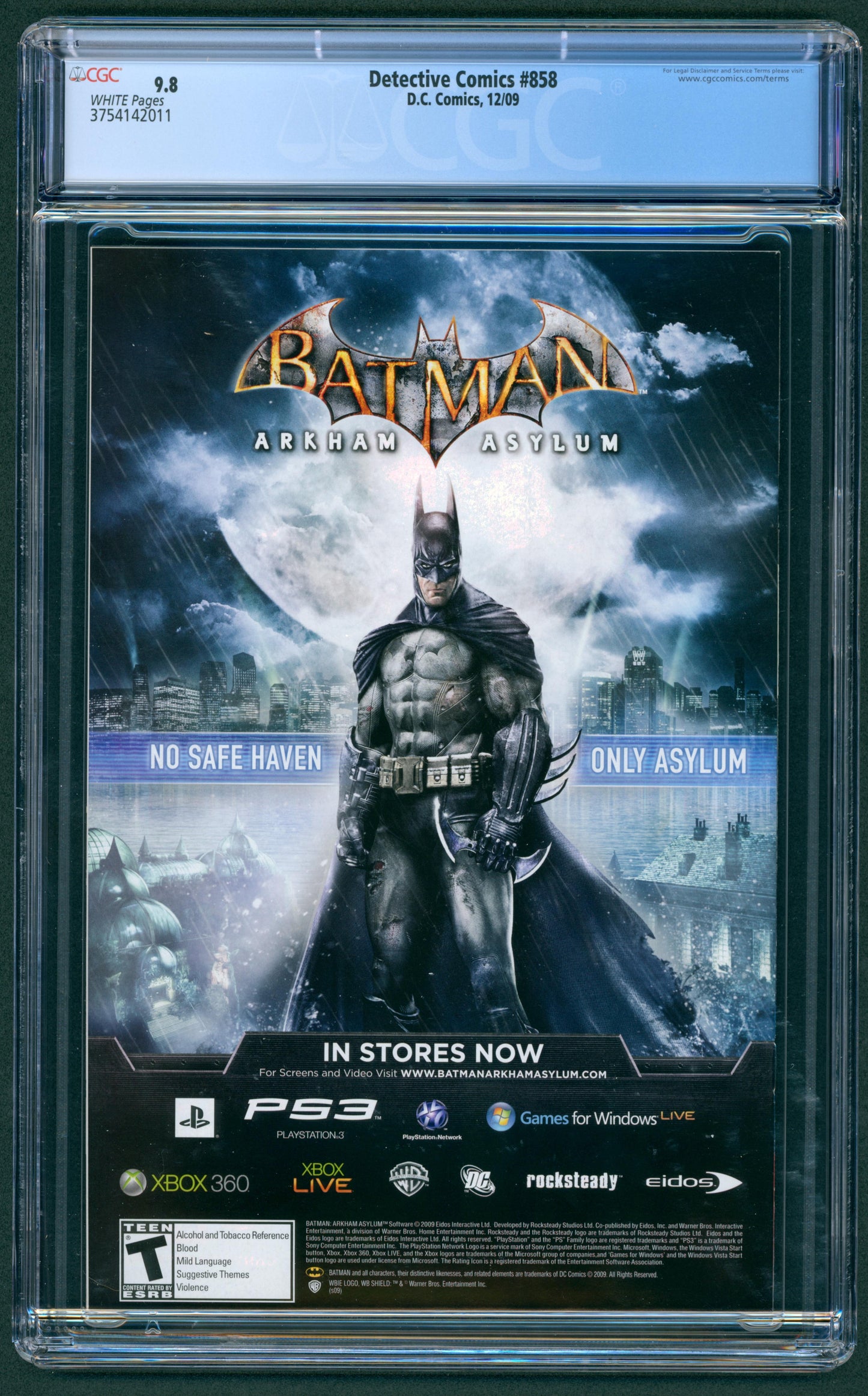 Detective Comics #858  CGC 9.8  Origin of Alice