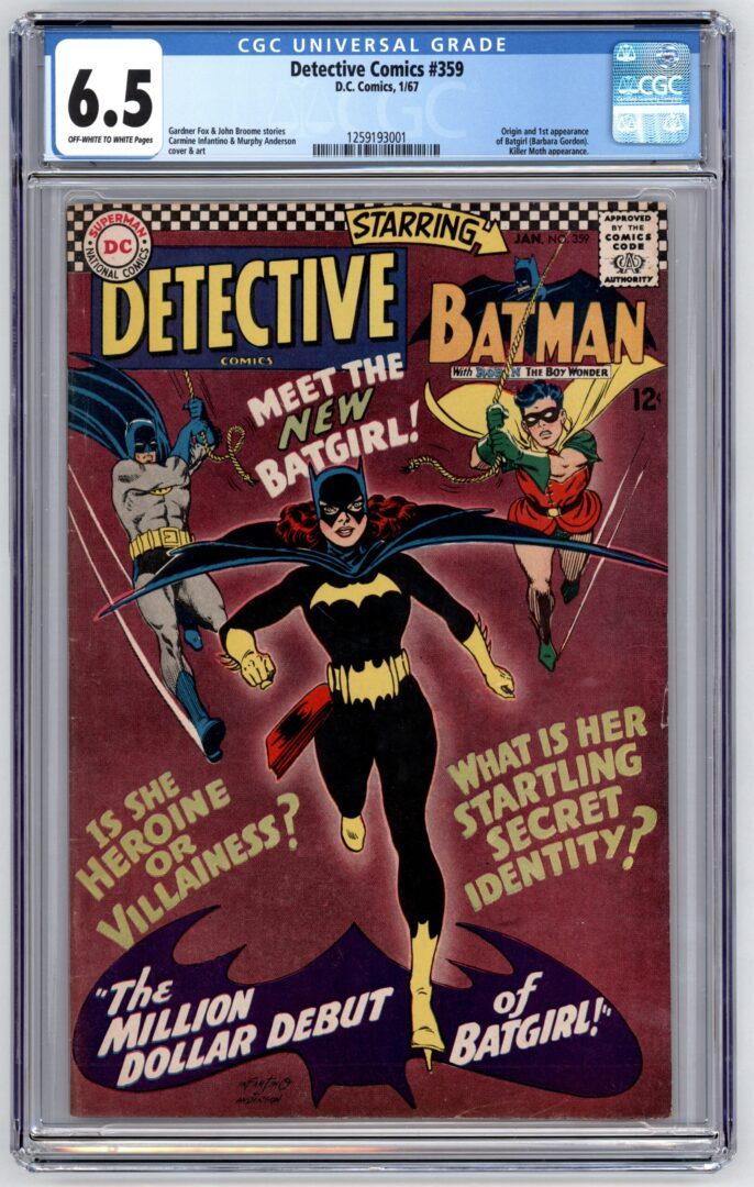 Detective Comics #359  CGC 6.5  1st appearance of Batgirl