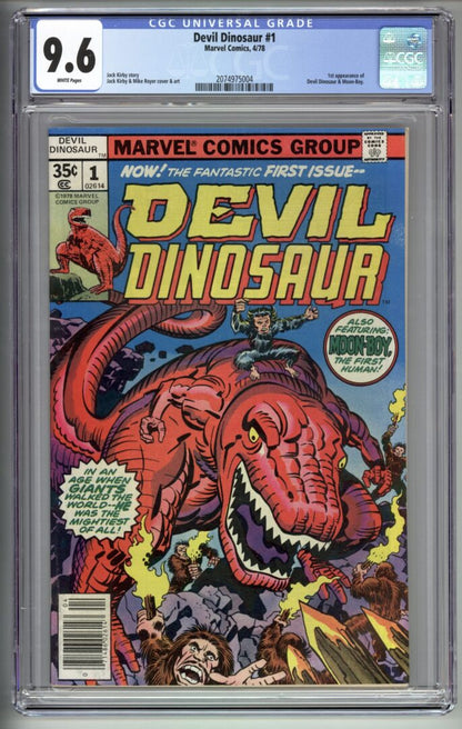 Devil Dinosaur #1  CGC 9.6  1st appearance of Moon Boy & Devil Dinosaur
