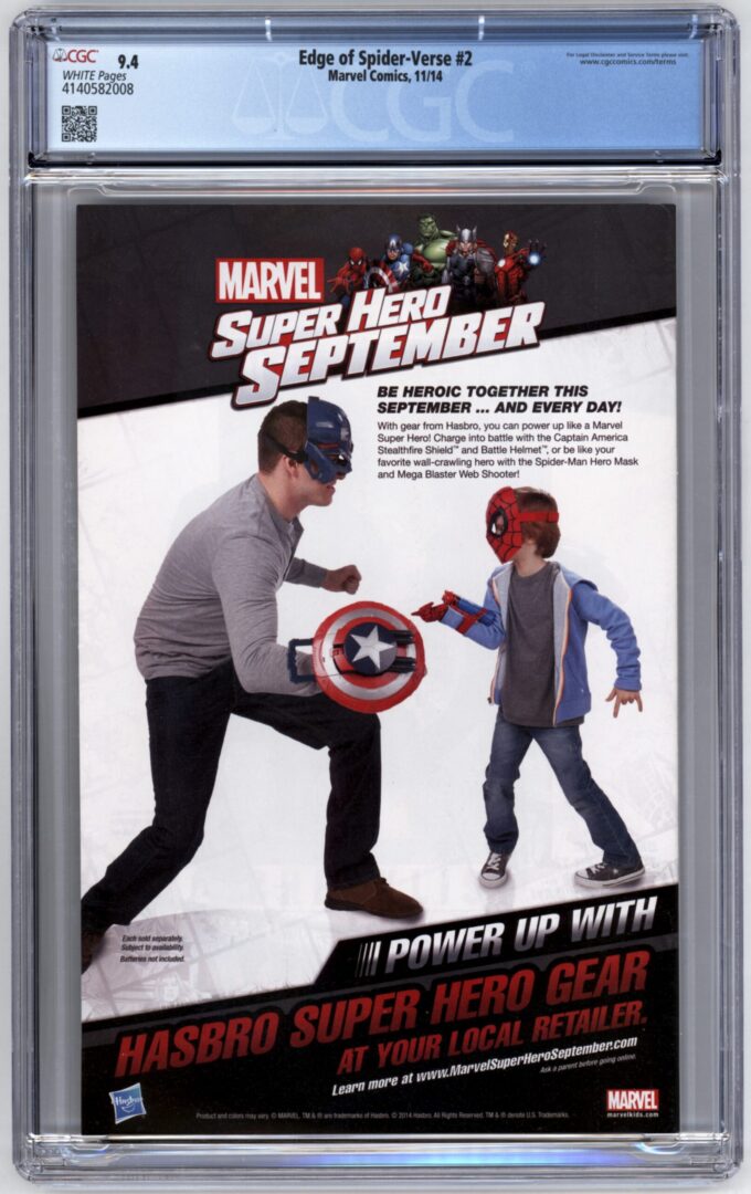 Edge of Spider-Verse #2 CGC 9.4  1st App. of Spider-Gwen