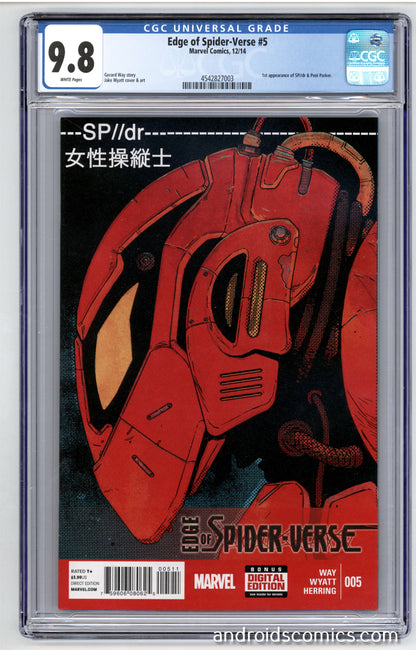Edge of Spider-Verse #5 CGC 9.8  1st App. of SP//dr & Peni Parker