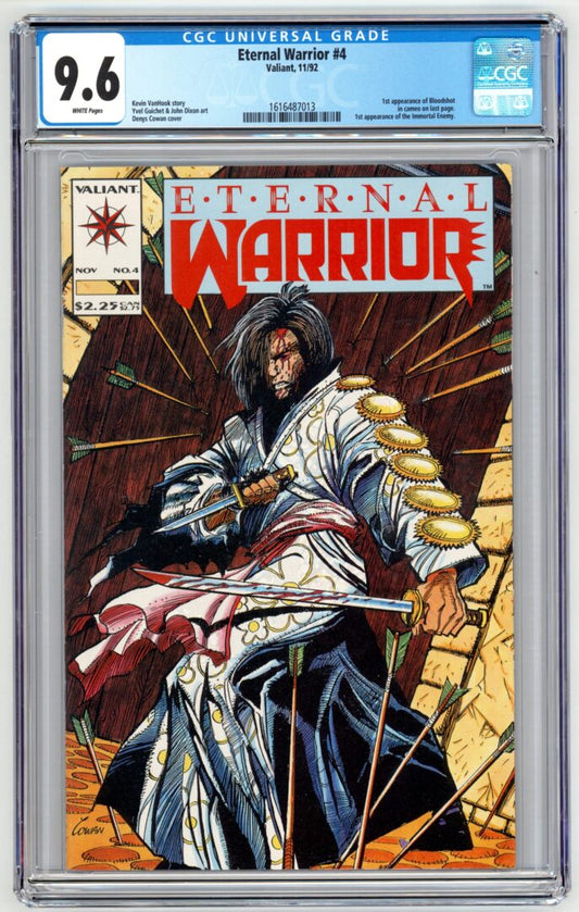 Eternal Warrior #4 CGC 9.6  1st Appearance of Bloodshot