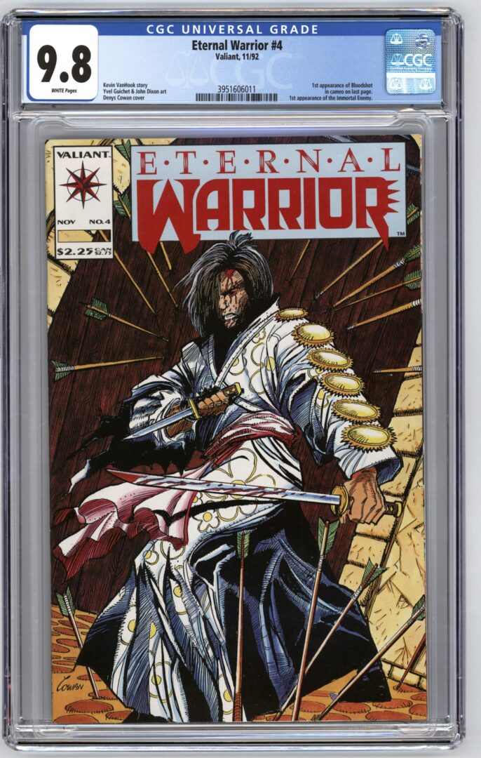 Eternal Warrior #4  CGC 9.8  1st Appearance of Bloodshot