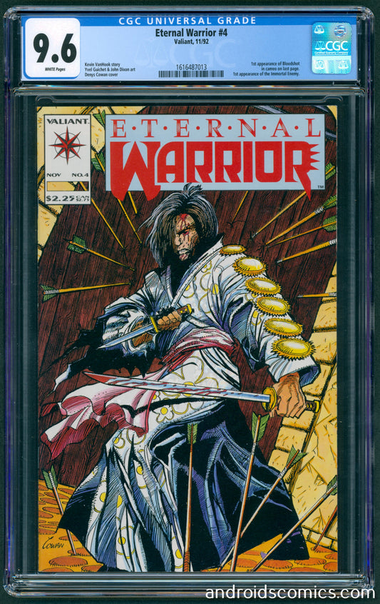 Eternal Warrior #4 CGC 9.6  1st App. of Bloodshot