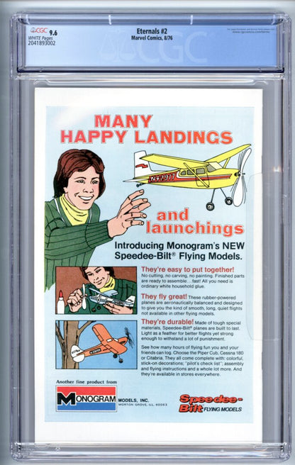 Eternals #2  CGC 9.6  1st appearance of Ajak and the Celestials