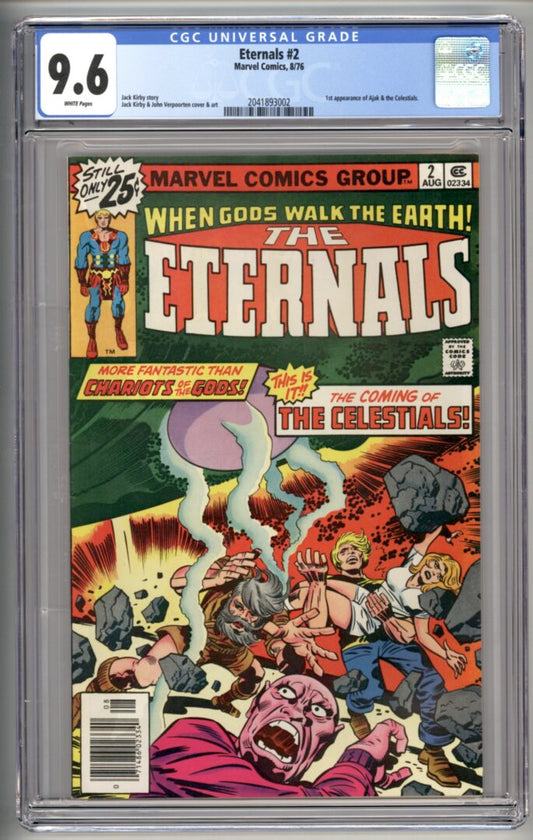 Eternals #2  CGC 9.6  1st appearance of Ajak and the Celestials