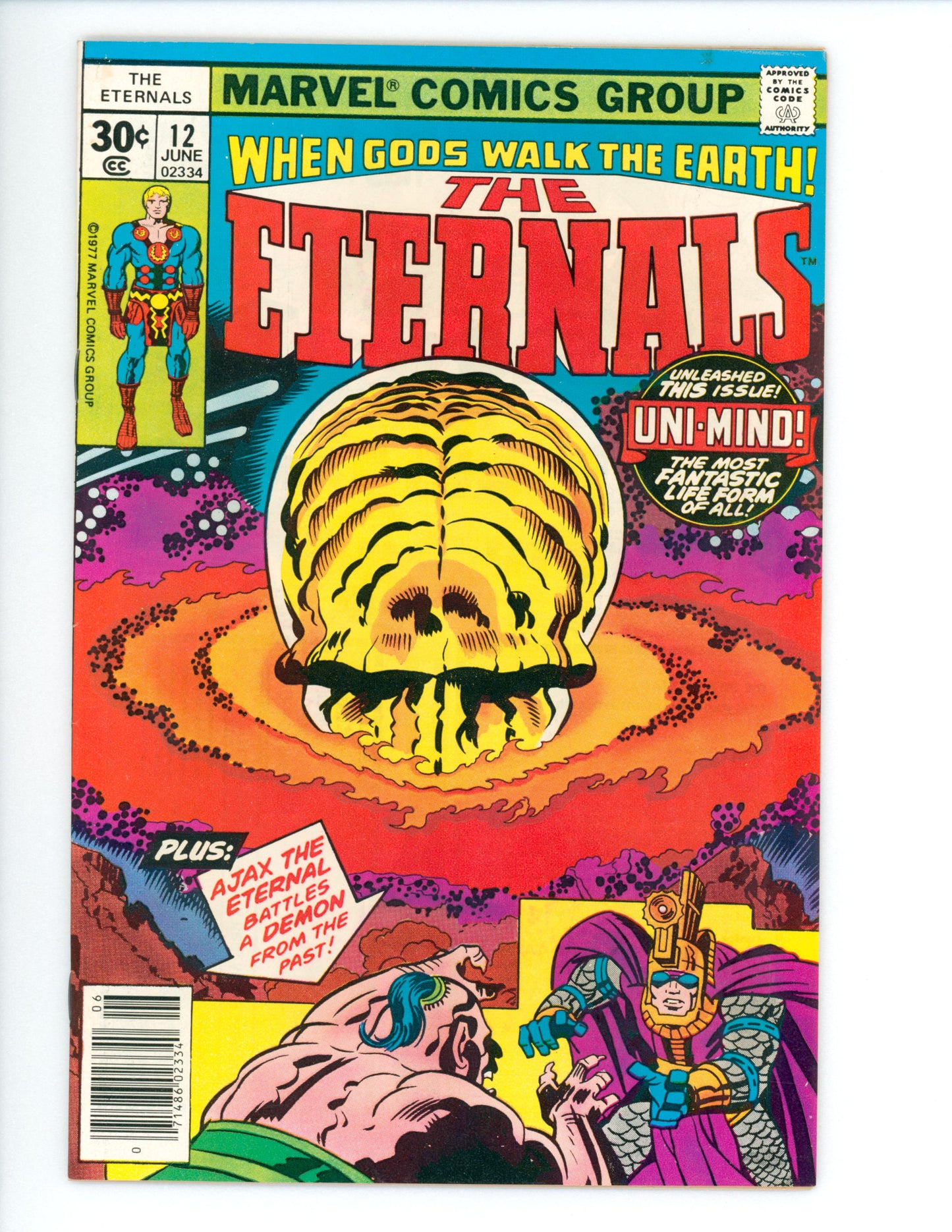 Eternals #12  1st appearance of Uni-Mind  FN+
