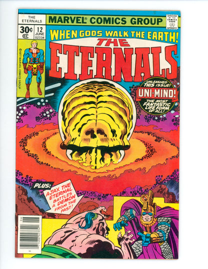 Eternals #12  1st appearance of Uni-Mind  FN+