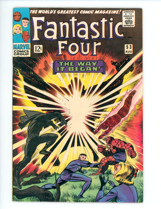 Fantastic Four #53 VF- 2nd App. of Black Panther