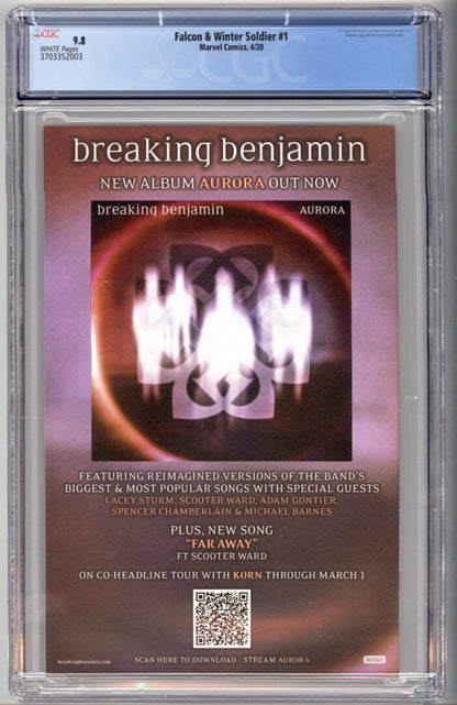 Falcon and Winter Soldier #1  CGC 9.8  1st appearance of The Natural