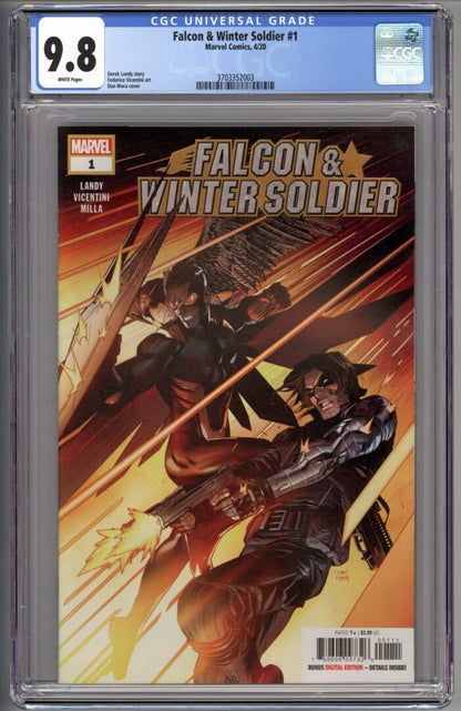 Falcon and Winter Soldier #1  CGC 9.8  1st appearance of The Natural