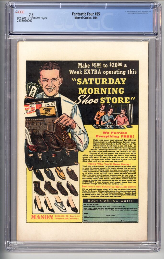 Fantastic Four #25  CGC 7.5