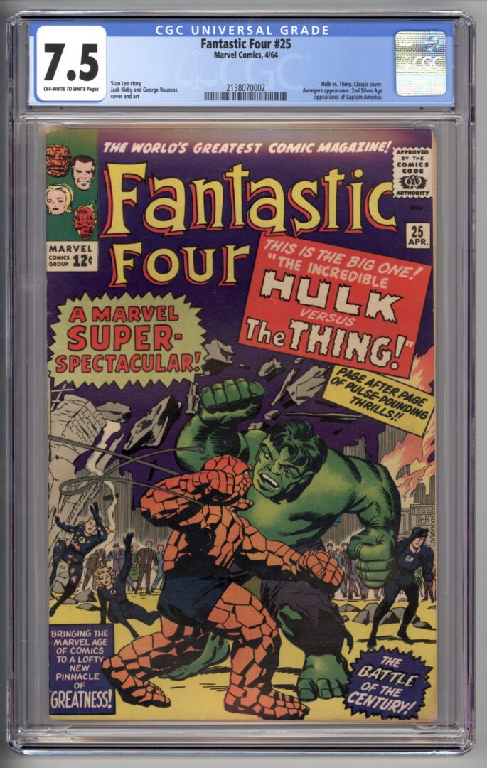 Fantastic Four #25  CGC 7.5