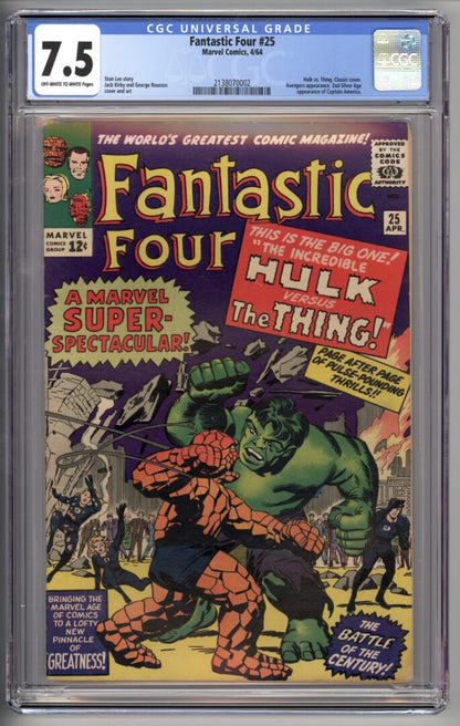 Fantastic Four #25  CGC 7.5
