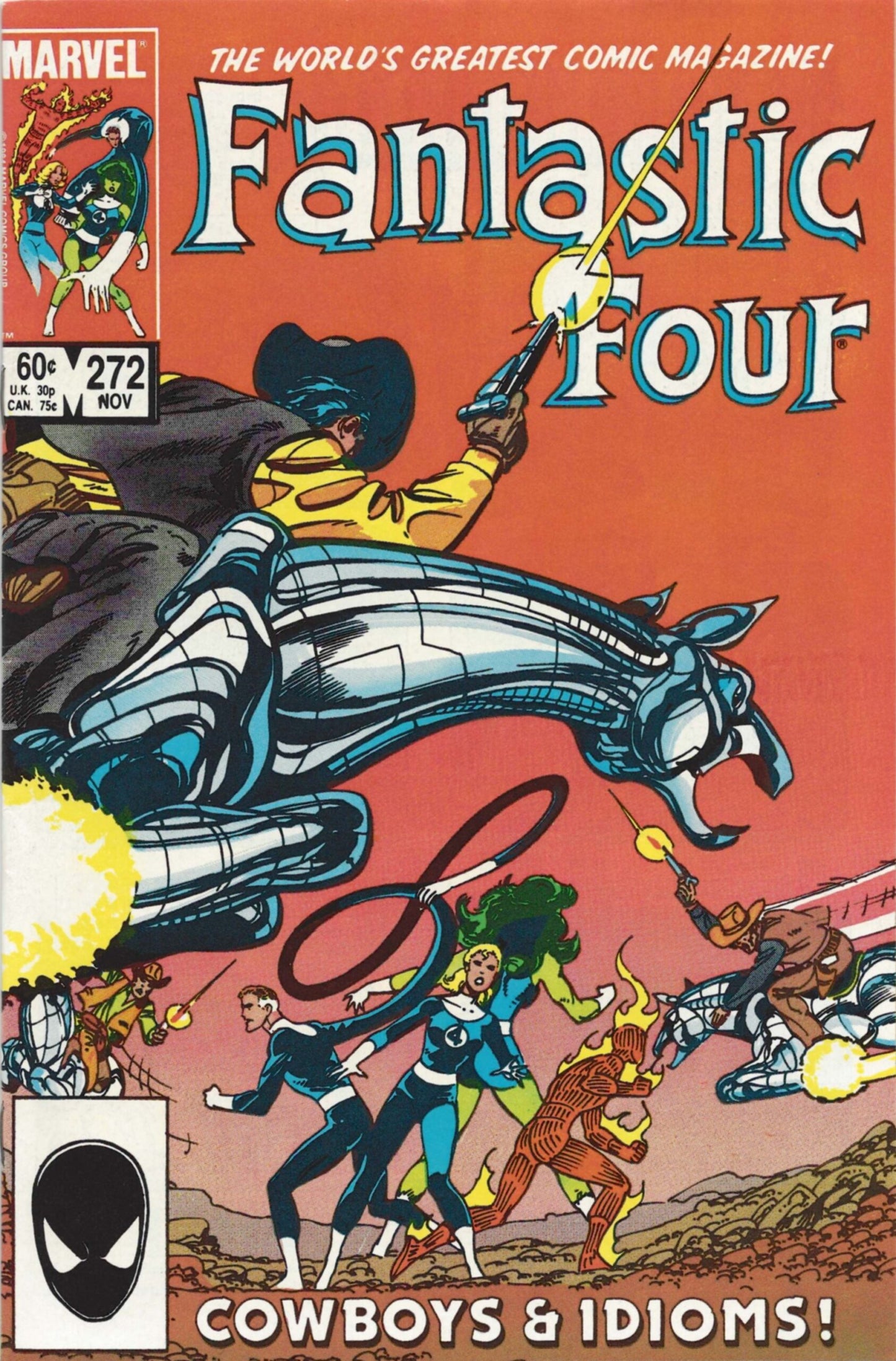 Fantastic Four #272  FN  1st appearance of Nathaniel Richards