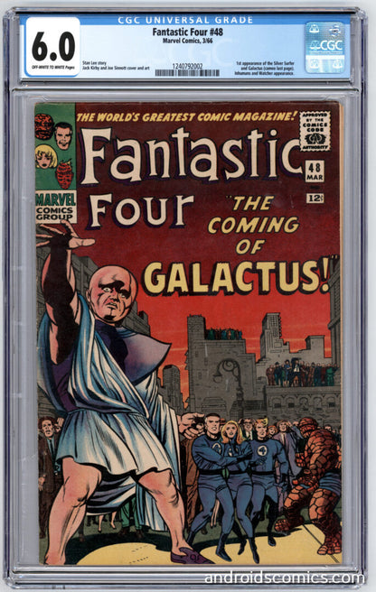 Fantastic Four #48 CGC 6.0 1st cameo App. of Silver Surfer & Galactus