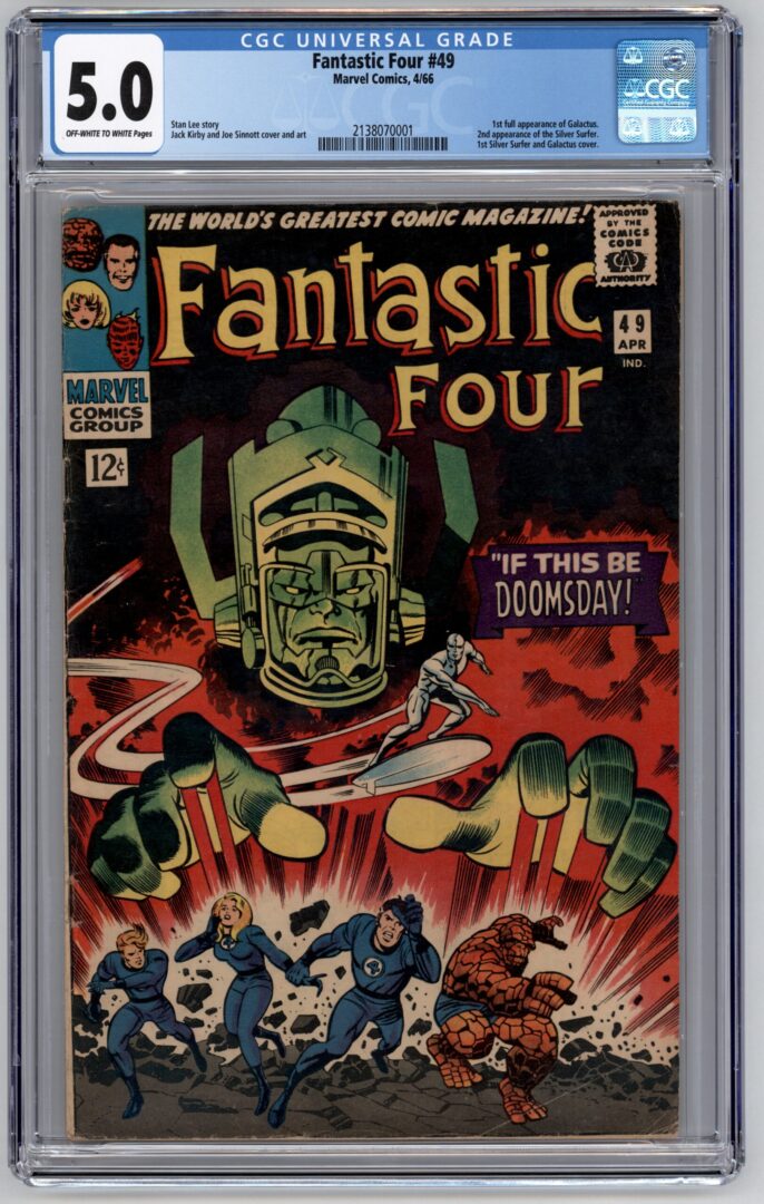 Fantastic Four #49  CGC 5.0  1st full App. of Galactus