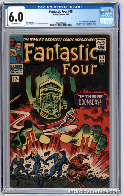 Fantastic Four #49CGC 6.0 1st App. of Galactus