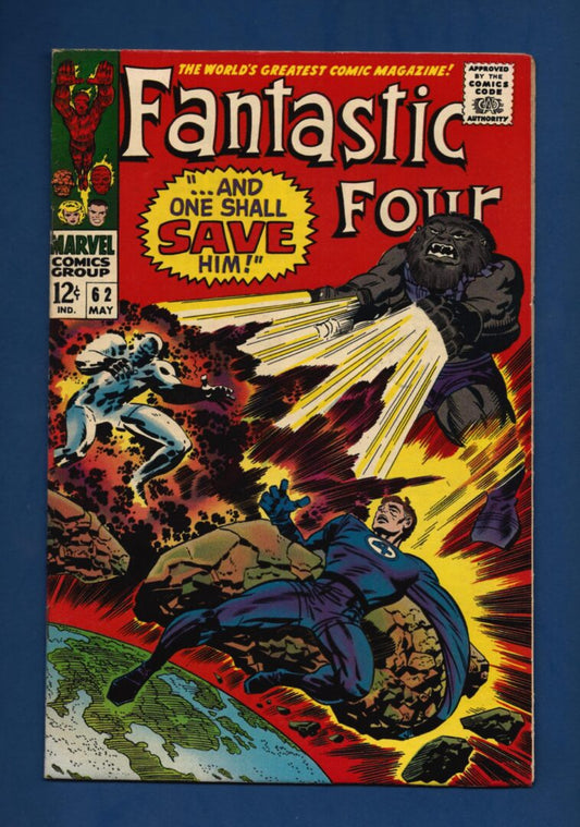 Fantastic Four #62  FN+  1st appearance of  Blastaar