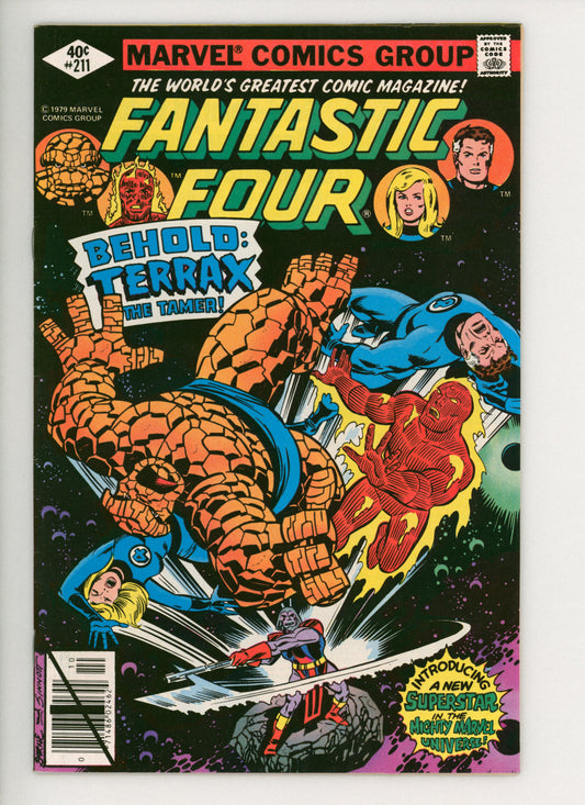Fantastic Four #211 1st appearance of Terrax the Tamer  FN+