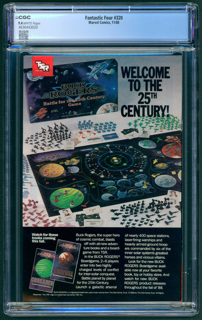 Fantastic Four #320 CGC 9.4