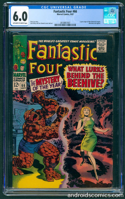 Fantastic Four #66  CGC 6.0  Origin of Him