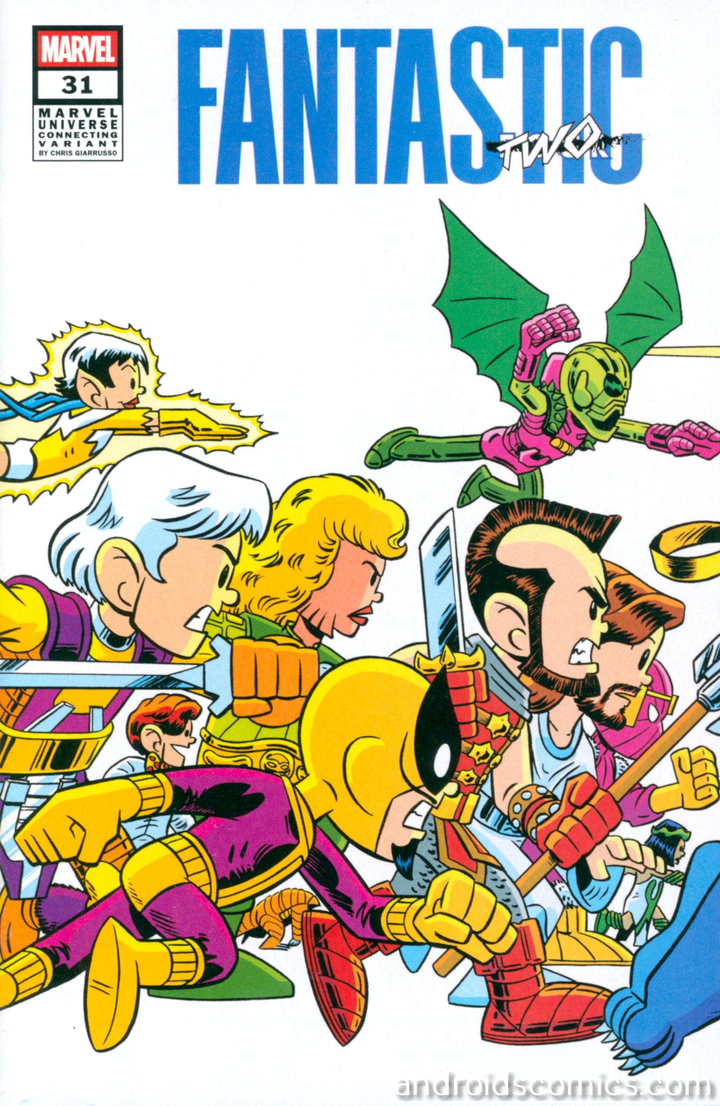 Fantastic Four #31 Chris Giarrusso Marvel Universe Connecting Wrap Variant A [Doom]